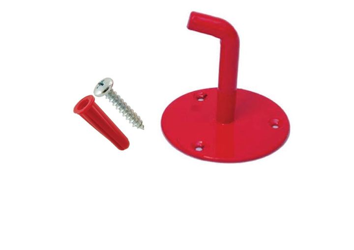 Co2 fire extinguisher wall bracket red round hanging fixer