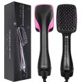 Dropshipping 2 in 1 One Step Hair Dryer Volumizer Salon Hot Air Brush Hair Straightener Comb Curling Brush Hair Styling Tools. 