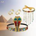 4x Women's Costume Accessories Snake Shaped Headdress Dress up for Carnival Cosplay.