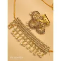 Stone choker Necklace set /choker set /jewellery set for women. 