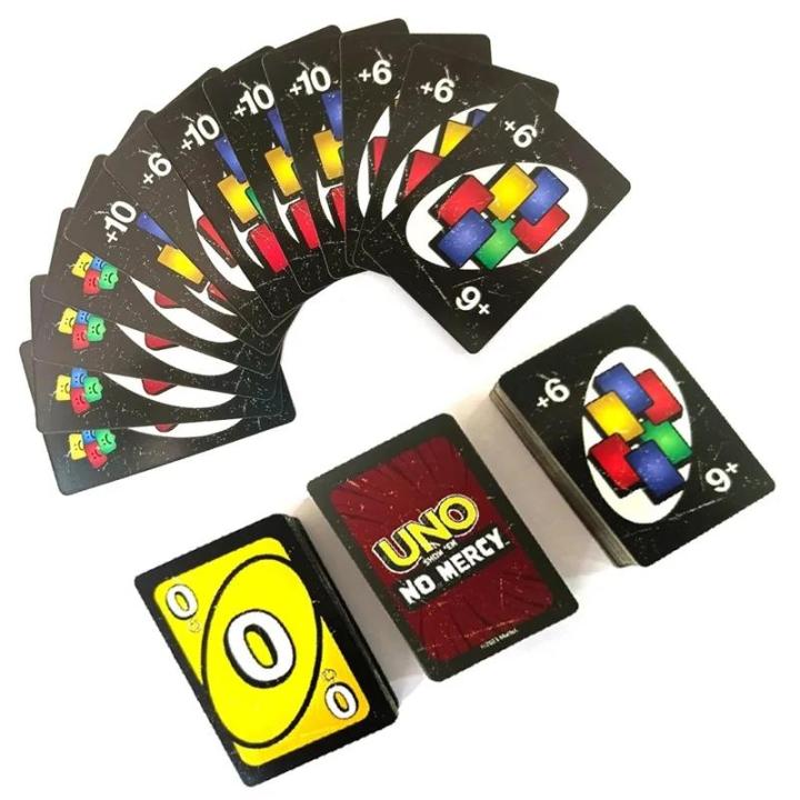Mattel%20Games%20UNO%20NO%20MERCY%20Card%20Game%20for%20Family%20Night%20Featuring%20Tv%20Show%20Themed%20Graphics%20and%20a%20Special%20Rule%20for%202-10%20Players%20-%20Image%202