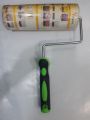9" Cotton Paint Roller Brush with Rubber grip Handle.