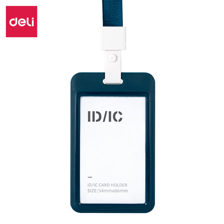 Deli ID Card Holder Detachable Multifunction ID Holder Sliding Card Holder PZ30