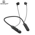 ROWEQPP Wireless Bluetooth-compatible Headset LED Digital Display Hanging Neck Stereo Noise Cancelling Sports Earphones Bl-021. 