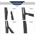 Rear Windshield Wiper-2 * Wiper arm-black. 