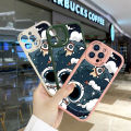 Jizetin for Redmi Note 10 / Note 10S Back Cover Cloud Astronaut Lambskin Texture PU Leather Back For Girls Boys Soft Phone Case. 