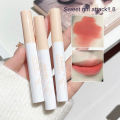 SUSU SKY Soft Fog Matte Lip Mud Texture Lip Tint Set, Silky and Easy To Color Long Lasting Makeup Lip Gloss 6PCS Set.