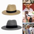 Hat Beach Man Cap Protection Straw Ecuador UV Hats Men Hat-Handmade Classic Adjustable.