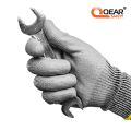 3 Pairs QearSafety Cut 3 HPPE Yarn Work Safety Gloves,Thin PU Palm Coated,Anti-slip,Dexterity Light-Weight, Assembling Jobs. 