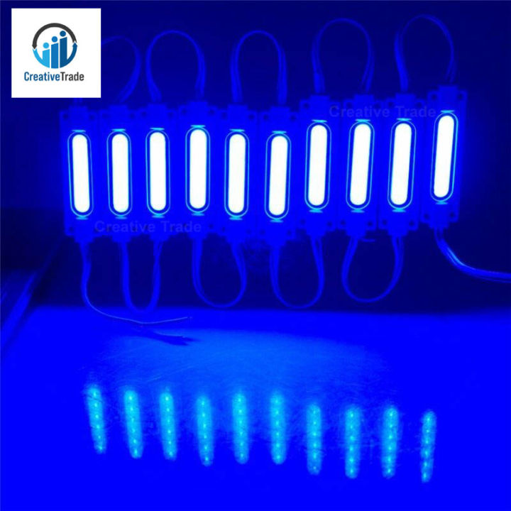 Super Bright LED Module light For Decoration (Blue)- 10 Pieces Pack