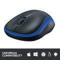 Logitech M185 Wireless Mouse, 2.4Ghz With Usb Mini Receiver, 12-Month Battery Life, 1000 Dpi Optical Tracking, Ambidextrous Pc / Mac / Laptop - Grey - Mouse.