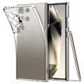 Original Clear Silicone Case For Galaxy Samsung S24 S23 S22 S21 Ultra FE Plus Ultra Thin Crystal Soft TPU Cover A14 A34 A54 5G.
