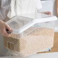 Large Capacity Rice Storage Box Rice Dispenser Kitchen Food Containers Flour Cereal Bucket Kitchen Storage Box Pet Food Tank. 
