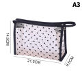 djsrg Love gauze cosmetic bag Portable mesh storage bag Travel transparent wash bag. 