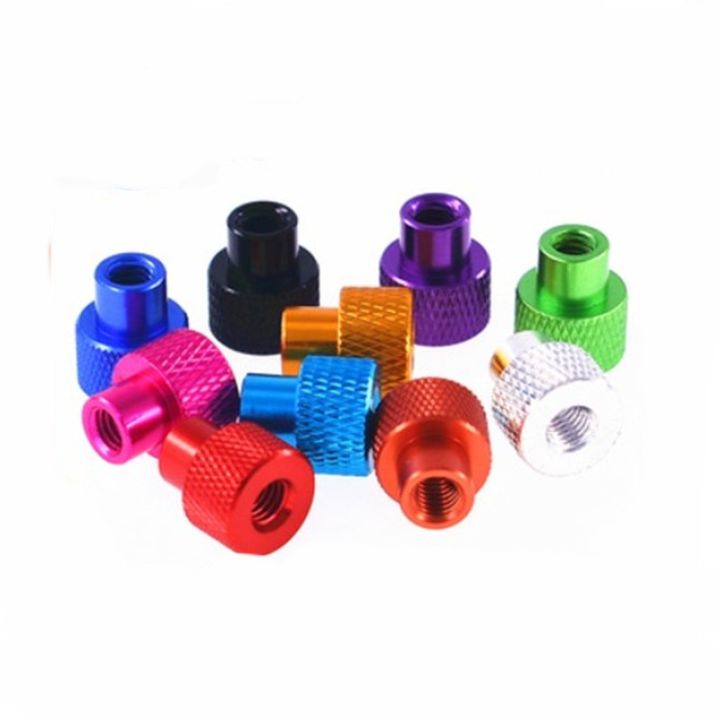 5pcs/lot%20M3%20M4%20m5%20m6%20m8%20colourful%20aluminum%20%20Frame%20Hand%20Tighten%20Flange%20Nut%20step%20knurled%20thumb%20nut%20-%20Image%207
