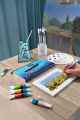 MIYA HIMI Professional Acrylic Paint Tube Set – 12 Colors, 12 ml Each.