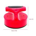 Air Hockey Puck Paddle Kit Ball Paddles Red Color Pusher Set Handles.