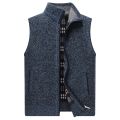 Men's Winter Thick Fleece Sweater Vests Knitted Cardigan Sleeveless Waistcoat Male Casual Sweater Vest for Men Clothes. 
