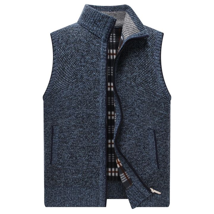 Men's%20Winter%20Thick%20Fleece%20Sweater%20Vests%20Knitted%20Cardigan%20Sleeveless%20Waistcoat%20Male%20Casual%20Sweater%20Vest%20for%20Men%20Clothes%20-%20Image%202