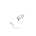 Micro USB Lightning Adapter - Golden. 