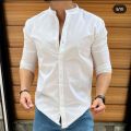 New Stylish Trendy Cotton Oxford Long Sleeve Casual Shirt For Men.