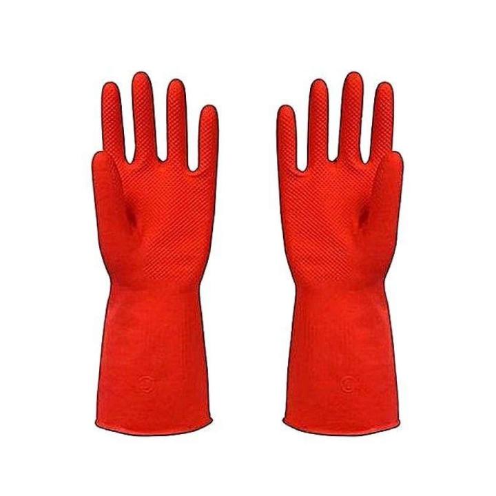 Half Hand Kitchen Gloves - Red 2pcs