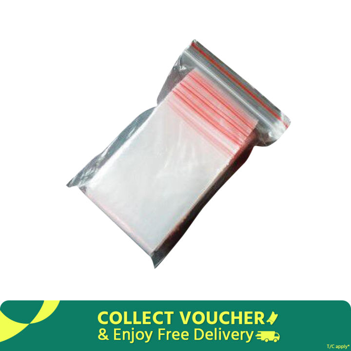 Zip/Zipper Lock Poly Bag- 1.5X 2 inch Pack of 100 Piece