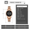 SKMEI 1669 RoseGold Stainless Steel Digital Watch For Women - RoseGold. 