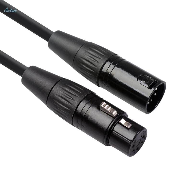 Black%205Pin%20XLR%20Male%20Plug%20to%205Pin%20XLR%20Female%20Audio%20Cable%20Adapter%20XK1075%205m%20-%20Image%207