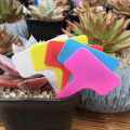 100PCS garden classification label Plastic writing board T-type waterproof flower label.