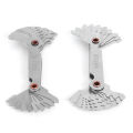 2Pcs Thread Gauge 60° Imperial 55° 20 Blades Screw Pitch Measuring NDE.