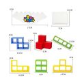 Tetra Tower Game Stacking Blocks Stack Building Blocks Balance Puzzle Board Assembly Bricks Educational Toys for Children Adults.