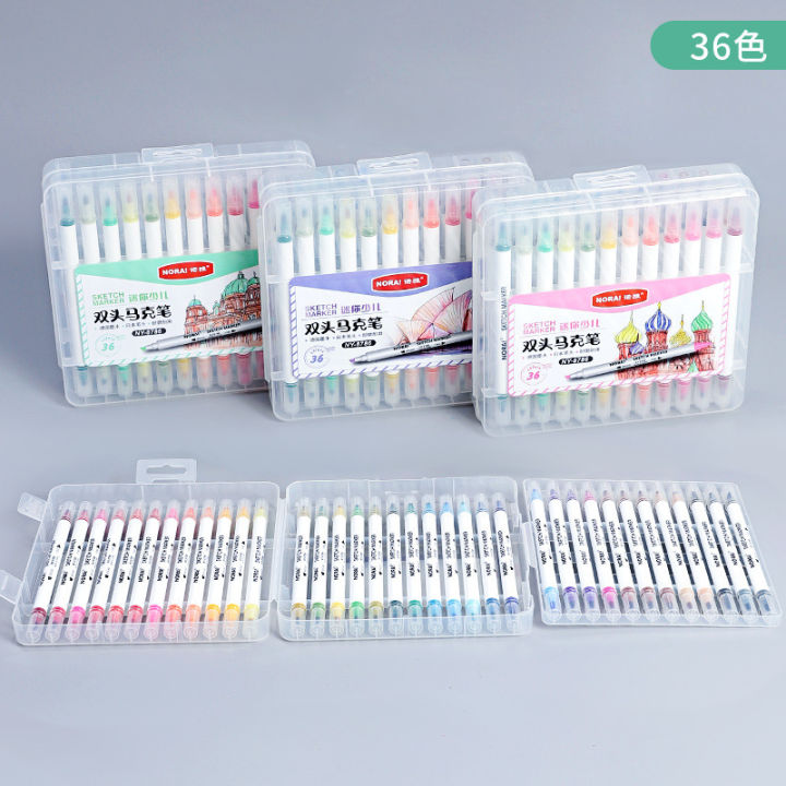 Noya%20manufacturers%20wholesale%20alcohol%20oily%20marker%20double-ended%20children's%20painting%20watercolor%20pen%20set%20paintbrushes%20graffiti%20pens%20-%20Image%206