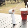 Portable Fan Mini Handheld Fan Unique Design Portable Personal Hand Fan USB Rechargeable with Powerful Turbo Wind Hook design. 