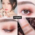 Domestic makeup NOVO eyeshadow, new eyeshadow palette, Douyin, the same student beauty eyeshadow palette, four-color female HOJO.