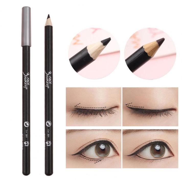 Useful Cosmetic Eyeliner Wood Delicate Texture Lightweight Hard Makeup Eyebrow Pencil Eyeliner Tool No Stimulation