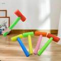 4 Pieces Foam Hammer Developmental Toy Simulation Portable Educational Hammer for Kids. 