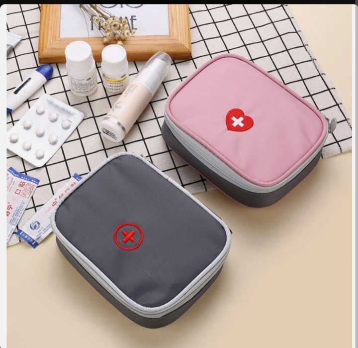 Portable First Aid Pouch Bag Outdoor Medicine Storage Bag