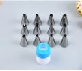 Premium 12-Pc Bakery Set – High-Durability Stainless Steel Tips | Easy DIY Baking | Top-Rated Multi-Pattern Design for Stunning Cakes.