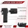 Wire Binding Machine Paper Stopper, Adjustable Side Margin Guide for Precise Alignment. 