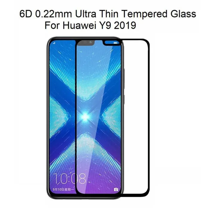 6D Tempered Glass Screen Protector for Huawei Y9 (2019) / Huawei Y9 (2019) '