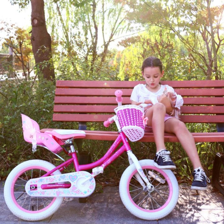 Universal%20Doll%20Bike%20Seat%20with%20Stickers%20DIY%20Decal%20Girls%20Kids%20Bike%20Accessories,Pink%20-%20Image%203
