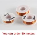 T2 100% Pure Copper Wire Copper Coil Conductive Copper Wire, Superfine Copper Wire, 0.1 0.2 0.3 0.4 0.5 1.0 1.5 2.0~5mm 1/5M.