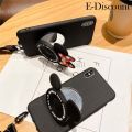 New Phone Case For Realme Note 50 4G Cover Makeup Mirror Soft Cute Cartoon Bracket Soft Silicone Anti Drop For Realme Note50 4G Case. 