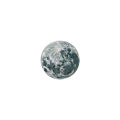 Creative Cartoon Wall Stickers Blue Light Luminous Moon Living Room Bedroom Simple Study Dining Room Wall Stickers.