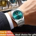 Poedagar 930 European And American Fashionable Stailnless Steel Men's Quartz Watch For Men. 
