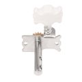 Key Mechanics Tuning Peg for Guitar Acoustic Electric - silver. 