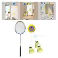 Indoor Badminton Trainer with Racket Practice for Activity.