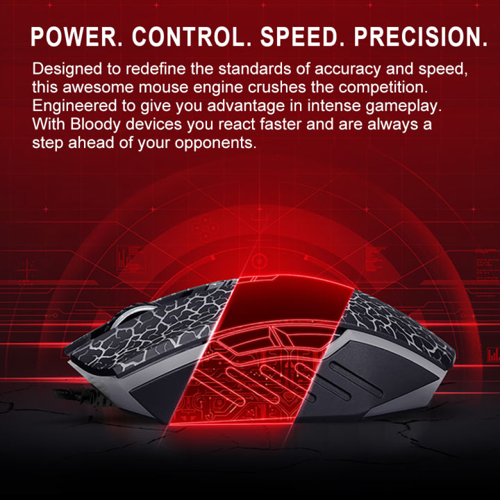 A4TECH%20Bloody%20A70%20Light%20Strike%20Gaming%20Mousee%20-%20Neon%20Backlit%20-%206200%20CPI%20-%20Built-In%20160K%20Memory%20-%20Ambidextrous%20Fit%20(Pre%20Activated%20Ultra%20Core%203%20&%204)%20-%20Image%207