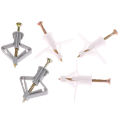 20Pcs Expansion Drywall Anchor Kit With Screws Self Drilling Wall Home Pierced Encounter. 